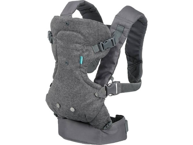 Infantino Flip Advanced convertible carrier grey bib mochila gris