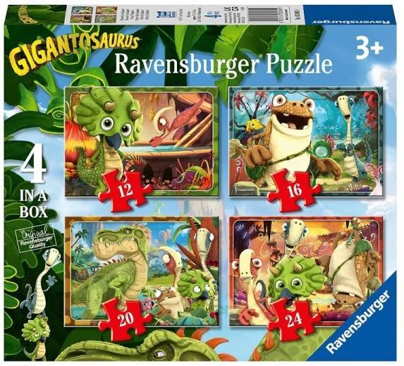 Puzzle RAVENSBURGUER Gigantosaurus (Edad Mínima: 3 Años - Número Piezas: 72)