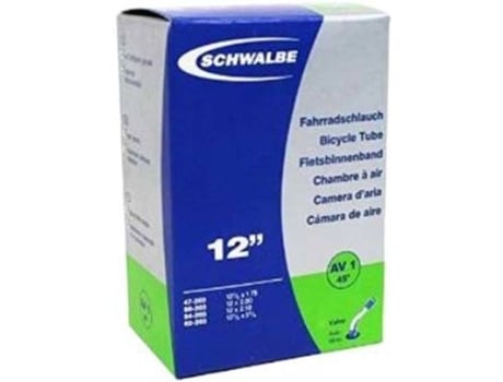 Cámaras de Aire SCHWALBE 12 ½ X 1.75 X 2 ¼ Coudee (12.5´´)