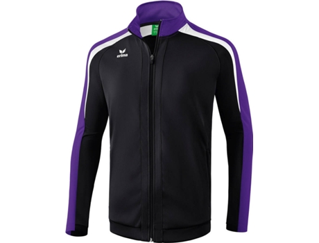 Chaqueta Entrenamiento ERIMA Liga 2.0 (Negro, Lila y Blanco - L)