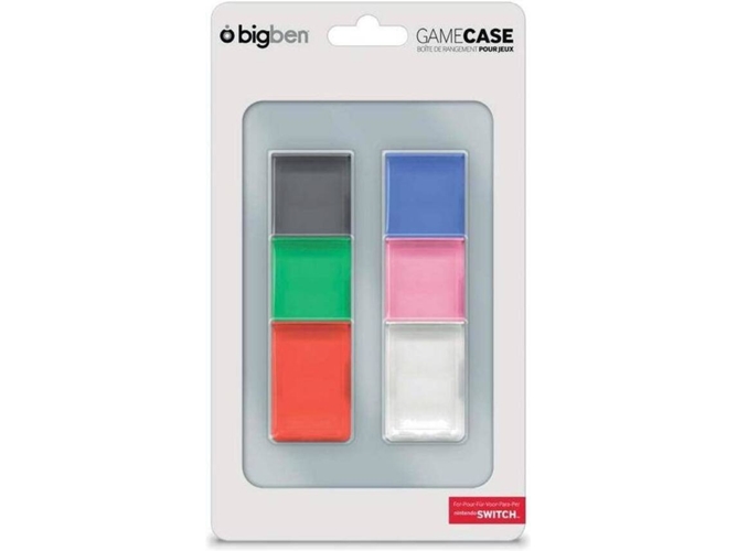 Cajas Protectoras para Juegos Nintendo Switch BIG BEN (Pack de 6)