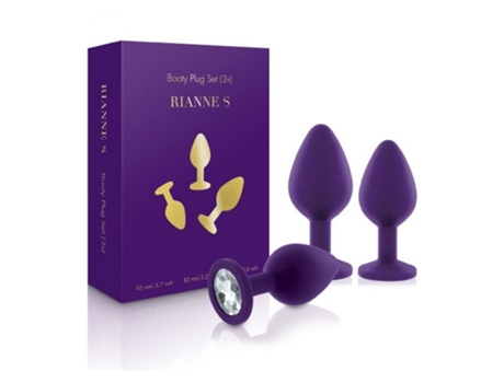 Rs Â– Soiree Â– Plug Anal (Conjunto 3 X Roxo) Rianne S 65245