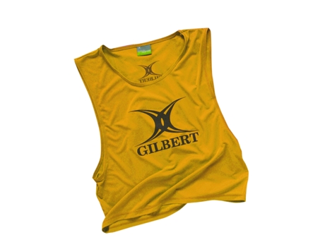 Camiseta Unisex para Rugby GILBERT Casulla Poliéster Amarillo (Talla Única)