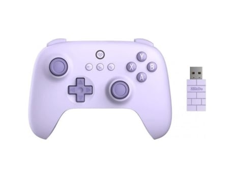 Consola Retrogaming 8BITDO Ultimate C 2.4G Mando Inalámbrico para Steam Deck Pc y Android Pastel Purple