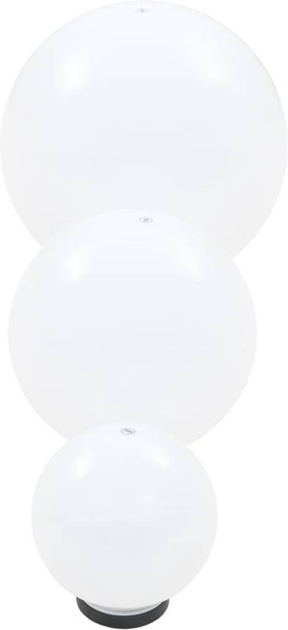 Set 3 Lámparas VIDAXL Blanco (36W - Plástico - 4 cm)