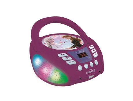 Reproductor de CD DISNEY Bluetooth Frozen con luces y USB