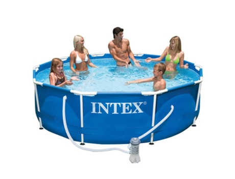 Piscina con estructura metálica Intex 28202GN, 305 x 76 cm