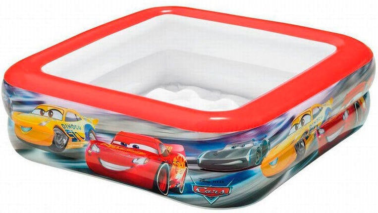 Piscina 85x85x23cm Cars infantil hinchable 32891