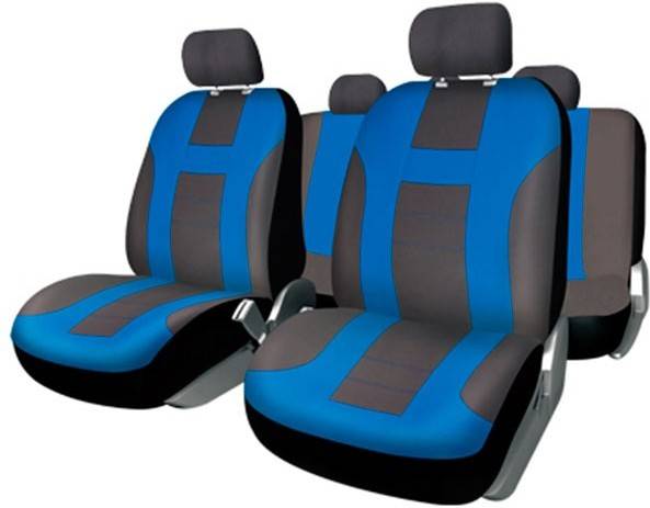 Fundas de Asiento BC CORONA Bari (Azul - 45 x 35 x 15 cm)