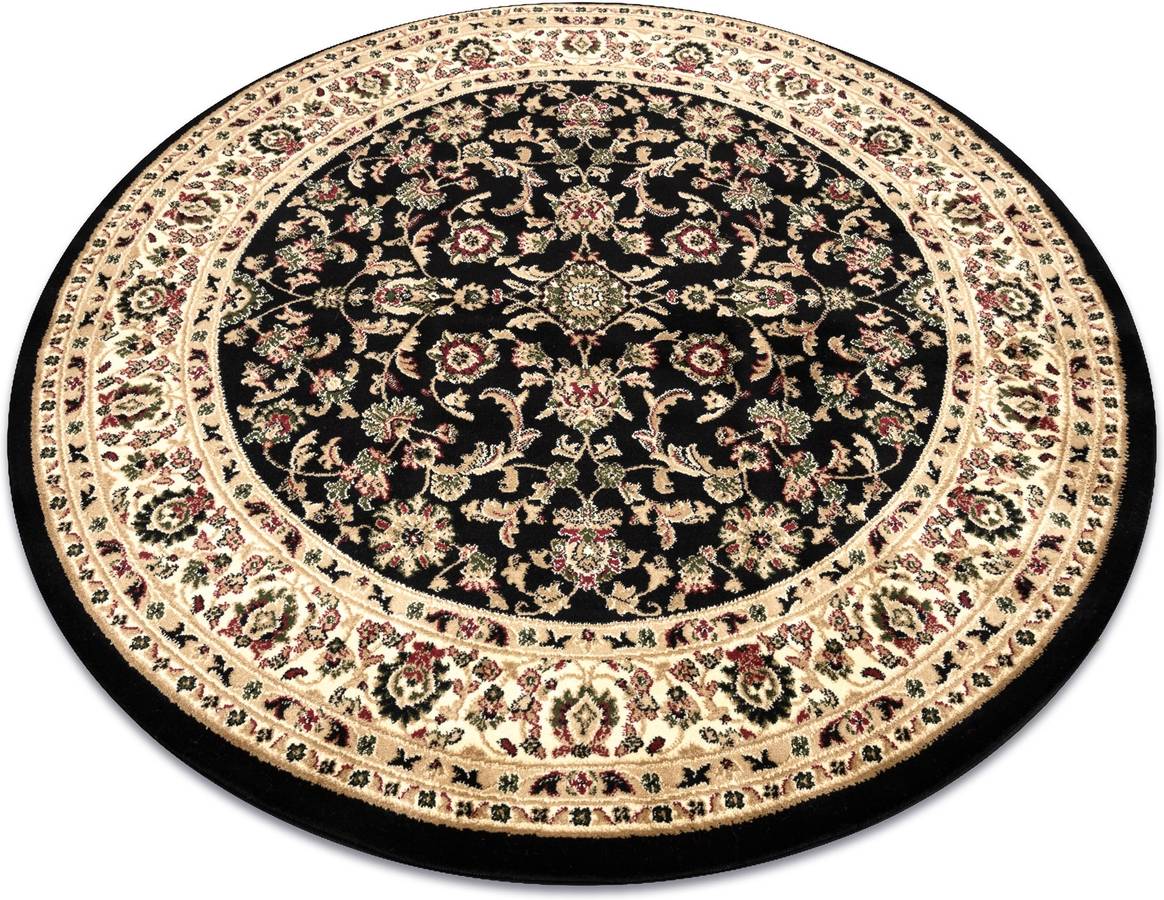 Alfombra de Interior DYWANY LUSZCZOW Royal Adr 1745 (Negro - 150 cm - Polipropileno)