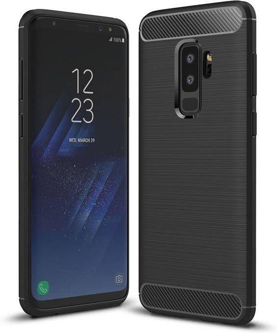 Funda Silicona Carbono para samsung galaxy s9 plus multi4you carcasa gel