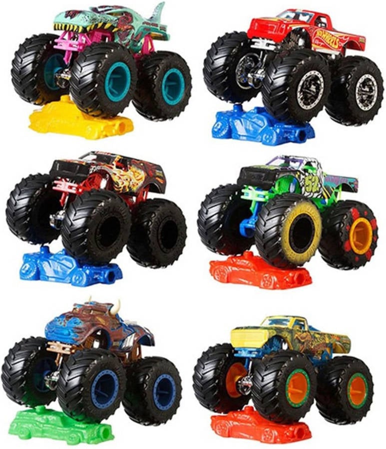 Coche HOT WHEELS Monster Truck 1:64 (Edad Mínima: 3 Años - 14 x 6 x 16,5 cm - Artículo Surtido)