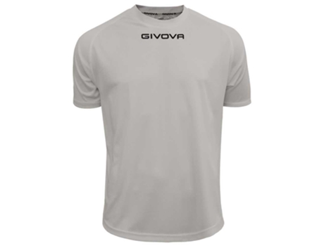 Camiseta de Hombre para Fútbol GIVOVA One Poliéster Gris (S)