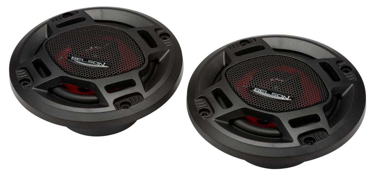 Altavoces Auto 10 cm BELSON BSS-425FB ROJO