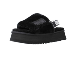 Zapatos de Mujer UGG Disco Slide Tecido Negro (38)