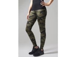 Leggings URBAN CLASSICS Mujer (S - Verde)