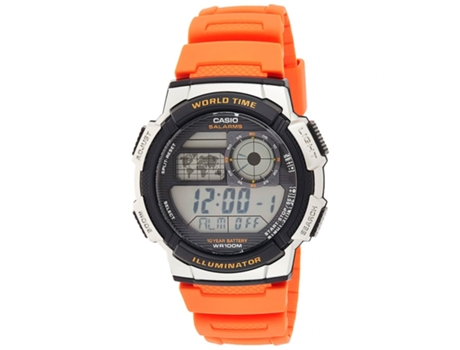 Reloj CASIO Mujer (Resina - Naranja)