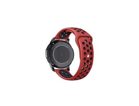 Brazalete SportyStyle PHONECARE para Garmin Forerunner 165 Music - Rojo / Negro