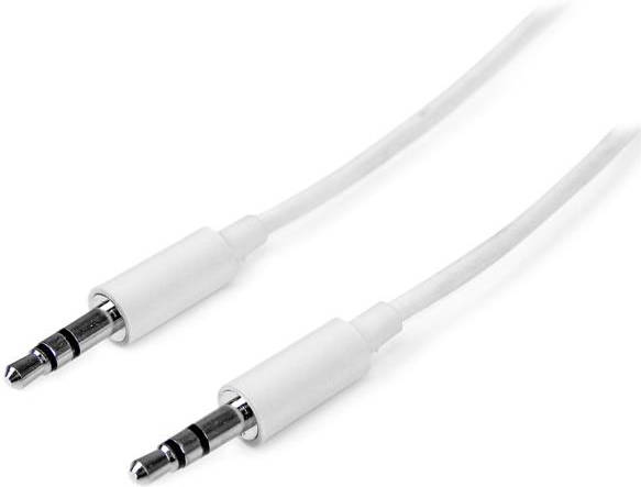 Cable de Audio STARTECH (Jack 3.5mm - 3 m - Blanco)