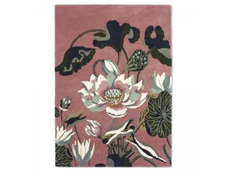 Alfombra WEDGWOOD Waterlily (Rosa - 150x150 cm)