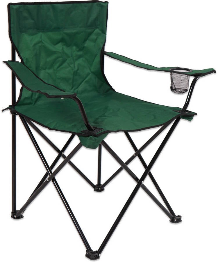 Silla de Playa LOLA HOME (Verde - Hierro - 80x50x50 cm)