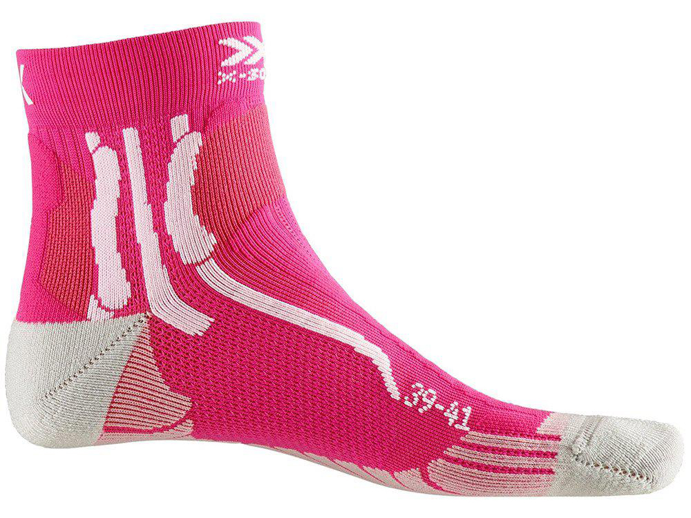 Calcetines para Mujer X-SOCKS Run Speed Two Rosa para Corrida (EU 35 - 36)