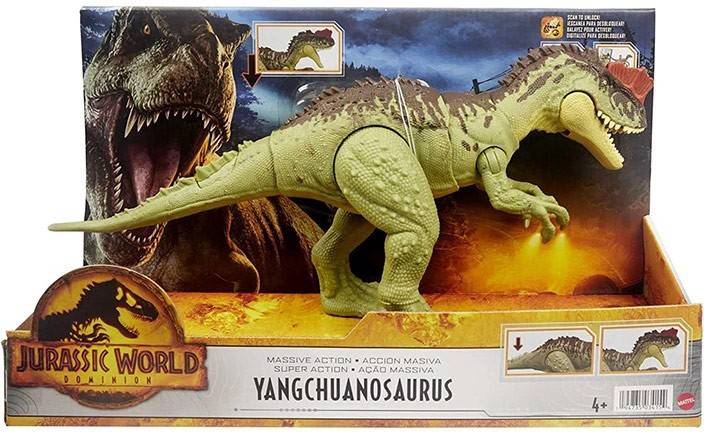 Figura de Acción MATTEL Jurassic World 3 Yangchuanosaurus grande acción (Edad Mínima: 4)