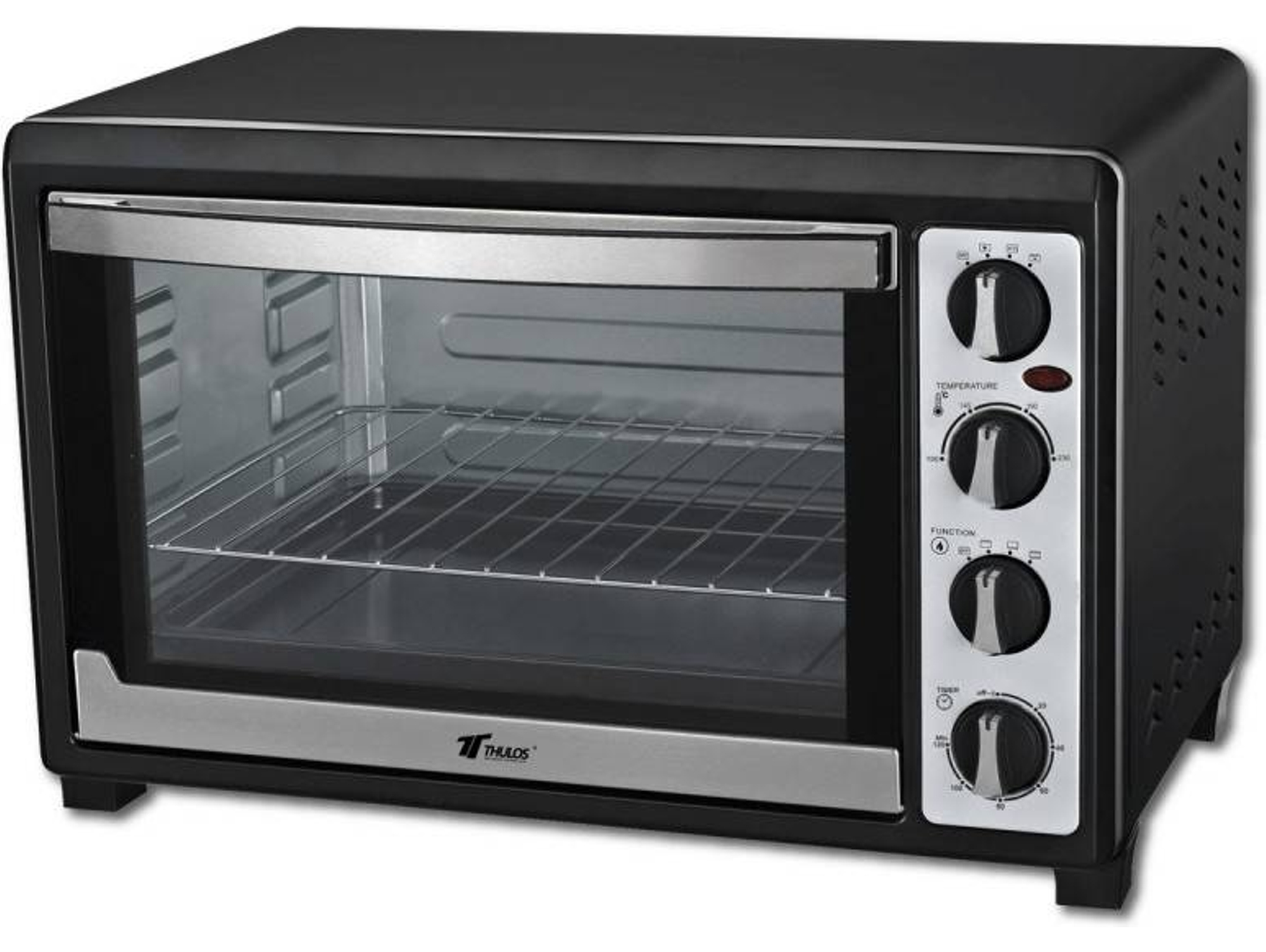 Horno de Sobremesa THULOS TH-HE45LII-BK (Capacidad: 45 L - 2000 W)