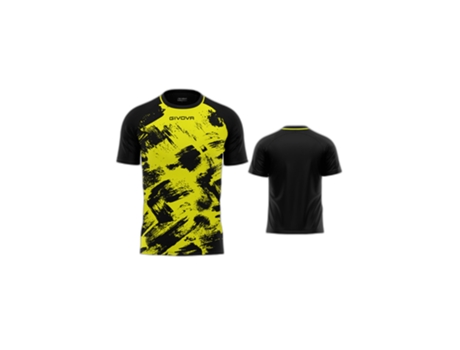 Camiseta de Niños para Fútbol GIVOVA Amarillo (3XS)