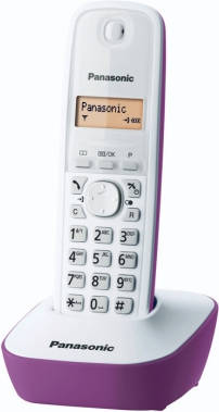 Teléfono fijo Sin Cable PANASONIC KX-TG1611FRF violeta