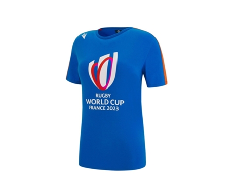 Camiseta de Niña para Rugby MACRON Polialgodón Rwc France Azul (9/10 Años)