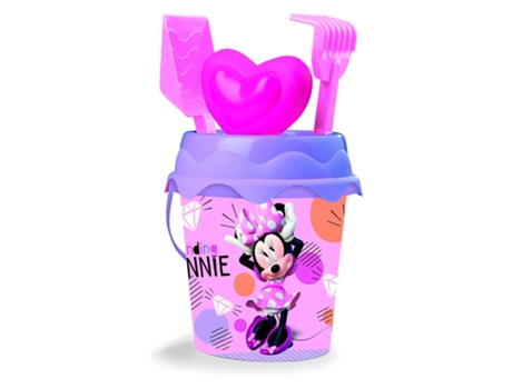 Construcciones de Arena MICKEY Y MINNIE Cubo Mm Sin Regadera Minnie (Edad Mínima Recomendada: 18 meses)