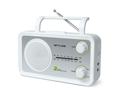 Radio Portátil Analógico Blanco M06Sw