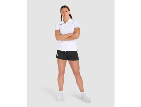 Polo de Mujer para Natación ARENA Team Solid Blanco (XL)