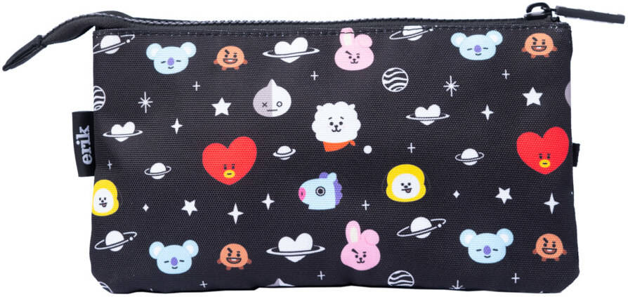 Estuche Triple BT21 Cool Multicolor (22x12.5cm)