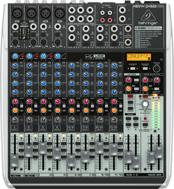 Mesa de Mezclas BEHRINGER QX1622USB