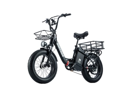 Bicicleta eléctrica burhda u8, plegable, 800 w, 20 , 31,5 ah, 8 velocidades, 45 km / h, azul BURCHDA