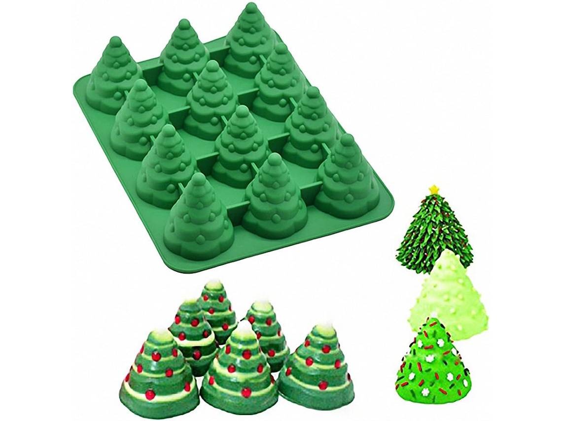 Molde silicona de navidad para hornear pasteles