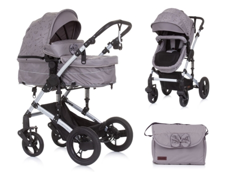 Carrito De Bebé Camea Dúo Convertible Con Bolso De CHIPOLINO Graphite