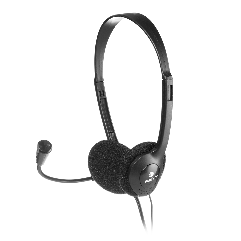 Auriculares Con Cable NGS MS103 (On Ear - PC - Negro)