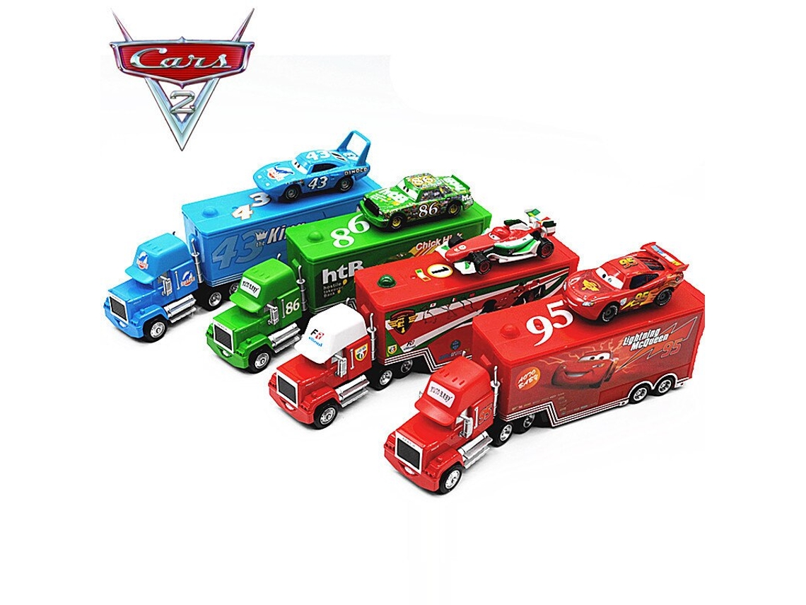 Disney Pixar Cars 3 Lightning Mcqueen Mack Oncle Camion 1:55 Dieca