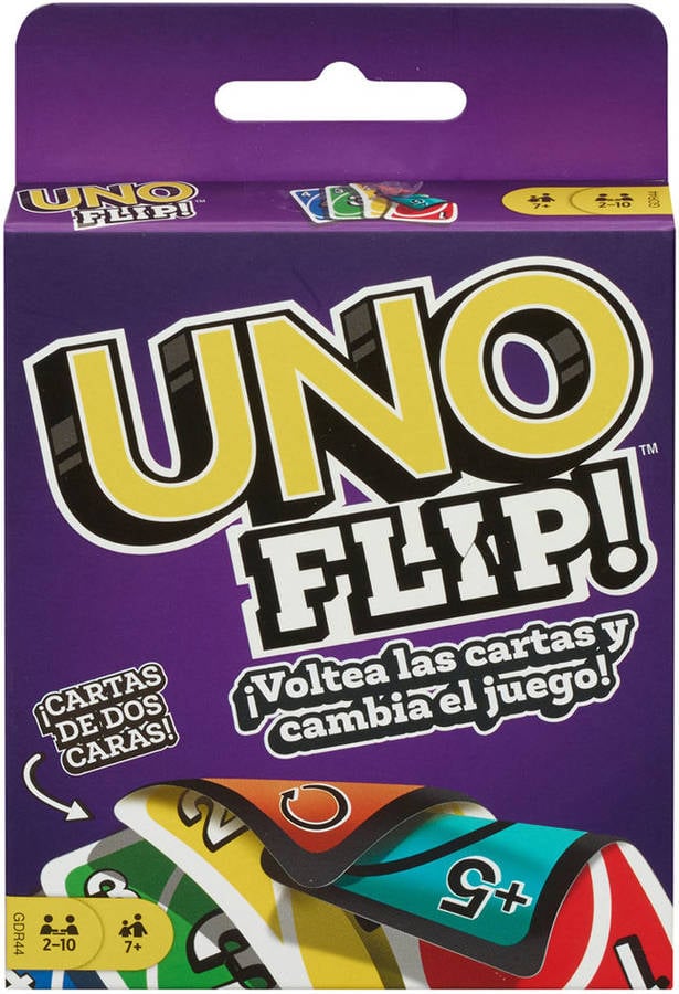 Juego de Cartas MATTEL Uno Flip (Edad Mínima: 7 Años - Dificultad: Baja)