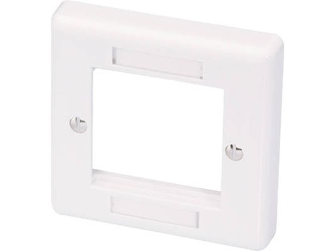 Soporte de Pared LINDY Wall dose 86x86mm UK en Blanco