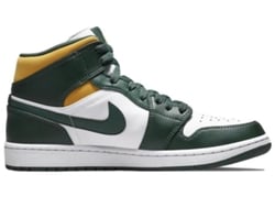 Zapatillas NIKE Air Jordan 1 Mid de Hombre (46 - Verde)