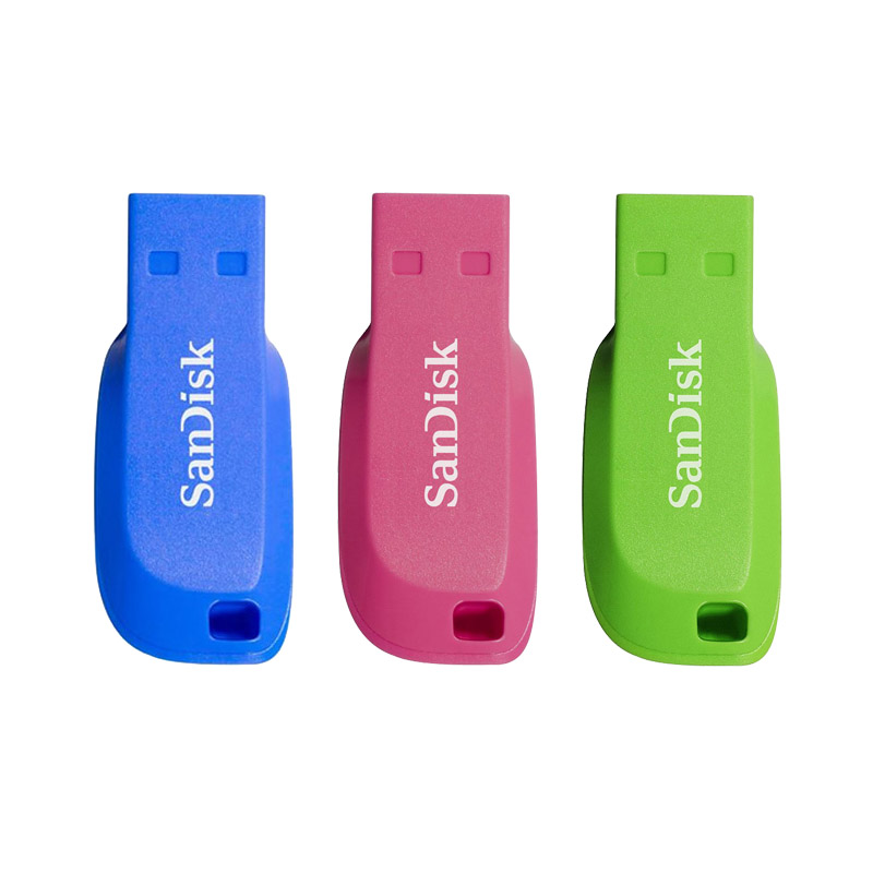 Pendrive SANDISK Cruzer Blade 16GB Pack 3