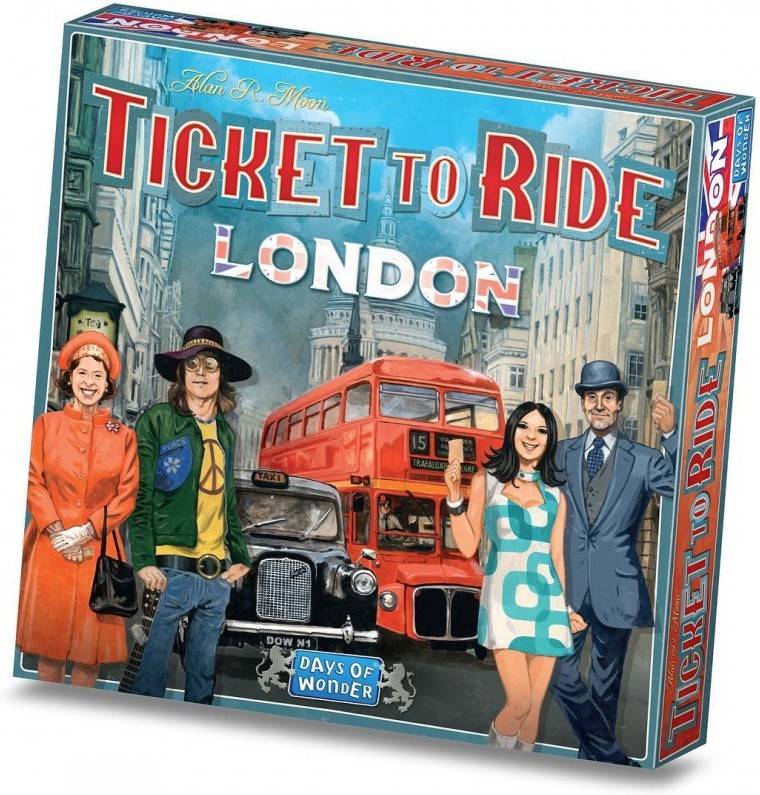 Juego de Mesa DAYS OF WONDER Ticket to Ride: London (Inglés - Edad Mínima: 8)