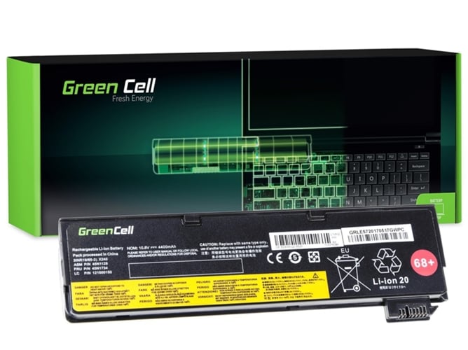 Batería para Portátil Green Cell Lenovo ThinkPad W550s T440s X250 T550 X240 L450 T440 T450 T450s T440S X240s