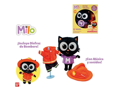 Milo Peluche Musical Disfraces Divertidos BANDAI