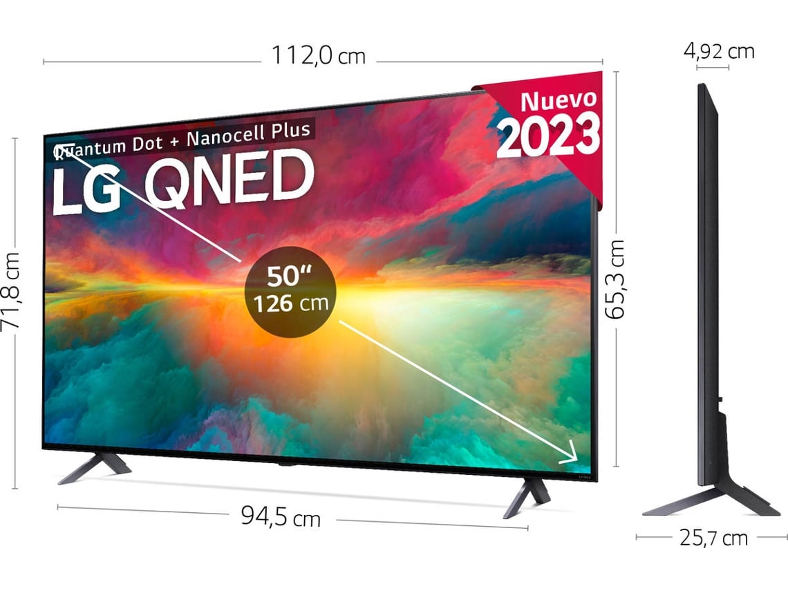 TV LG 55QNED756RA (QNED - 50'' - 127 cm - 4K Ultra HD - Smart TV ...