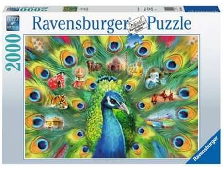 Puzzle RAVENSBURGER Land of the Peacock rompecabezas 2000 pieza(s) Animales